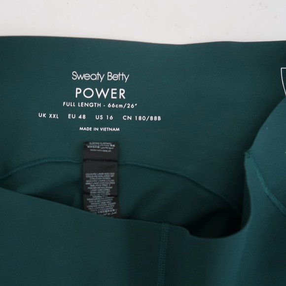 SWEATY BETTY Power Full Length leggings EU 48 UK XXL US 16 - Picture 6 of 7